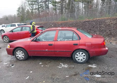 2002 Toyota Corolla Ce из США, поврежденный, VIN 2T1BR12E72C533307
